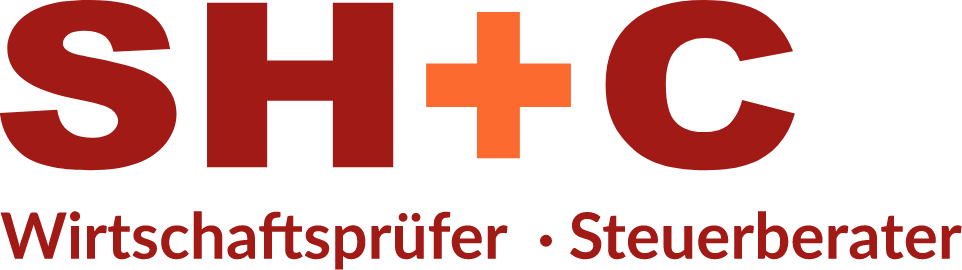 orangefarbenes SH+C Logo